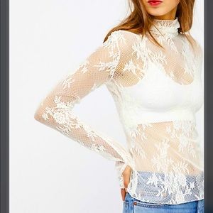 Free People mesh top